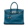 Hermès Clemence Birkin Retourne 35 Secondhand