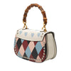 Gucci Small Calfskin Lovelight Bamboo Top Handle Bag Secondhand