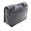 Chanel CC Aged Calfskin Logo Flap Messenger Bag Secondhand