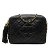Chanel CC Quilted Lambskin Tassel Camera Bag Secondhand