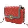 Chanel Mini Quilted Lambskin Two Tone Day Flap Secondhand