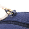 Chanel CC Quilted Jersey Round Clutch with Chain Secondhand