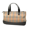 Burberry Haymarket Check Canvas Handbag Secondhand