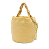 Chanel CC Quilted Lambskin Drawstring Bucket Bag Secondhand