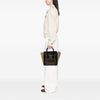 Secondhand Celine Mini Tricolor Calfskin and Suede Luggage Tote