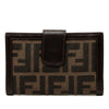 Fendi Zucca Canvas Bifold Kisslock Compact Wallet Secondhand