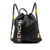 Secondhand Givenchy Leather and Nylon MC3 Drawstring Backpack