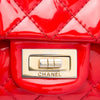 Chanel Quilted Patent Reissue 2.55 East West Flap Clutch with Chain Secondhand