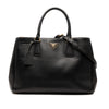 Prada Medium Saffiano Lux Galleria Double Zip Satchel Secondhand