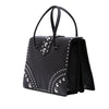 Prada Studded Saffiano Handbag Secondhand