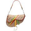 Dior Diorissimo Canvas Rasta Saddle Bag Secondhand