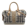Burberry House Check Canvas Satchel Secondhand