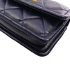 Chanel Mini Quilted Shiny Lambskin Button On Top Flap Secondhand