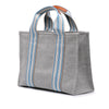 Loro Piana Canvas The Suitcase Stripe Tote Secondhand