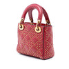 Dior Mini Lambskin Cannage Studded Supple Lady Dior Secondhand