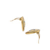 Chanel CC Gold Plated and Enamel Round Clip On Earrings Secondhand