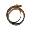 Hermès Box Calf and Courchevel Constance H Reversible Belt Secondhand