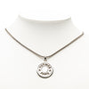 Secondhand Hermès Palladium Plated Clou de Selle Pendant Necklace