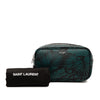 Saint Laurent Grain de Poudre Tropical Palm Pouch Secondhand