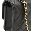 Chanel CC Quilted Lambskin Wooden Beads Top Handle Wallet On Chain Secondhand