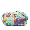 Gucci Unskilled Worker Small GG Marmont Matelasse Calfskin Flora Painted Crossbody Secondhand