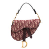 Dior Mini Oblique Canvas Saddle Bag Secondhand