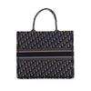Dior Large Oblique Embroidered Canvas Book Tote Secondhand