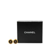 Secondhand Chanel Gold Plated and Resin CC Clip on Earrings