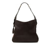Gucci Medium Pebbled Calfskin Web Heritage Shoulder Bag Secondhand