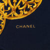 Chanel Gripoix Buttons Silk Scarf Secondhand
