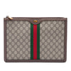 Gucci GG Supreme Web Ophidia Clutch Secondhand
