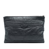 Balenciaga Lambskin Motocross Classic Clip Clutch Secondhand