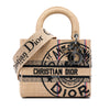 Dior Medium Jute Embroidered Lady D Lite Secondhand