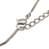Dior Silver Plated Oblique Trotter Pendant Necklace Secondhand