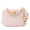 Chanel CC Quilted Lambskin Pearl Crush Camera Bag Secondhand