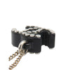 Chanel CC Brass Resin and Strass Logo Pendant Necklace Secondhand