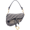 Dior Oblique Embroidered Canvas Saddle Bag Secondhand