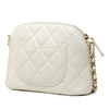 Chanel Mini CC Quilted Caviar Dome Clutch with Chain Secondhand