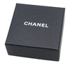 Chanel CC Gold Plated Square Push Back Earrings Secondhand