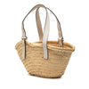 LOEWE Small Raffia Anagram Basket Tote Secondhand