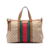 Gucci Medium GG Canvas Web Rania Top Handle Bag Secondhand