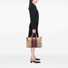 Gucci Medium GG Canvas Web Rania Top Handle Bag Secondhand