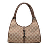 Gucci GG Canvas Jackie Bardot Shoulder Bag Secondhand