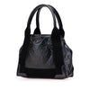 Secondhand Balenciaga Leather Navy Cabas Tote XS