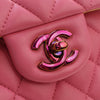 Chanel Small Classic Lambskin Rainbow Hardware Double Flap Secondhand