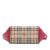 Secondhand Burberry Small Haymarket Check Coated Canvas and Leather Canterbury Tote