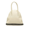 Saint Laurent Leather Dome Diamond Cut Handbag Secondhand