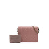 Secondhand Bottega Veneta Nappa Intrecciato Wallet on Chain