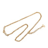 Secondhand Dior Gold Plated Strass CD Logo Charm Necklace