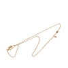 Louis Vuitton Gold Plated Locky Pendant Necklace Secondhand